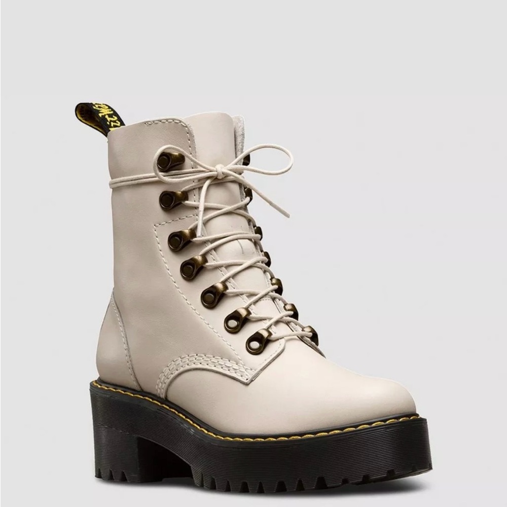 Dr. Martens Leona Women's Temperley Leather Heeled Boots Size US 6